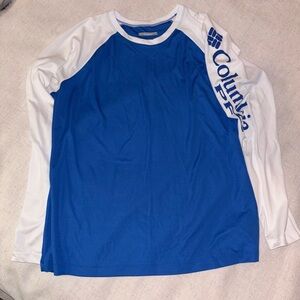 Columbia Blue and White Performance Shirt